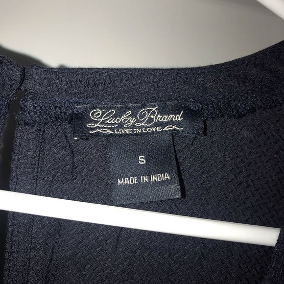 Navy Blue Lucky Brand tank size small - Picture 3 of 4